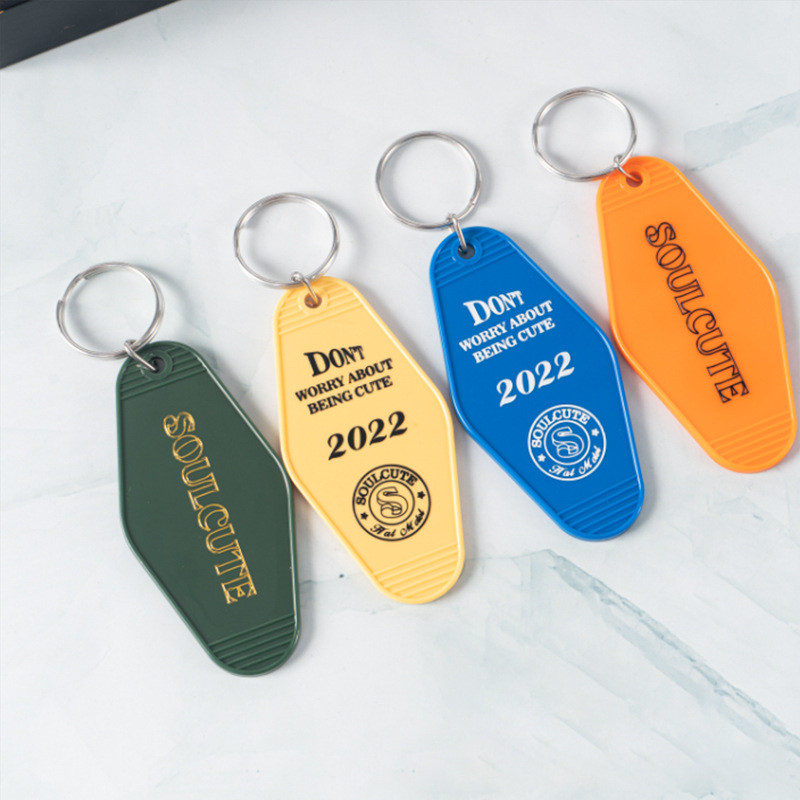 UV Printing Color Hotel Card Keychain Foreign Trade Hotel Diamond Key ...