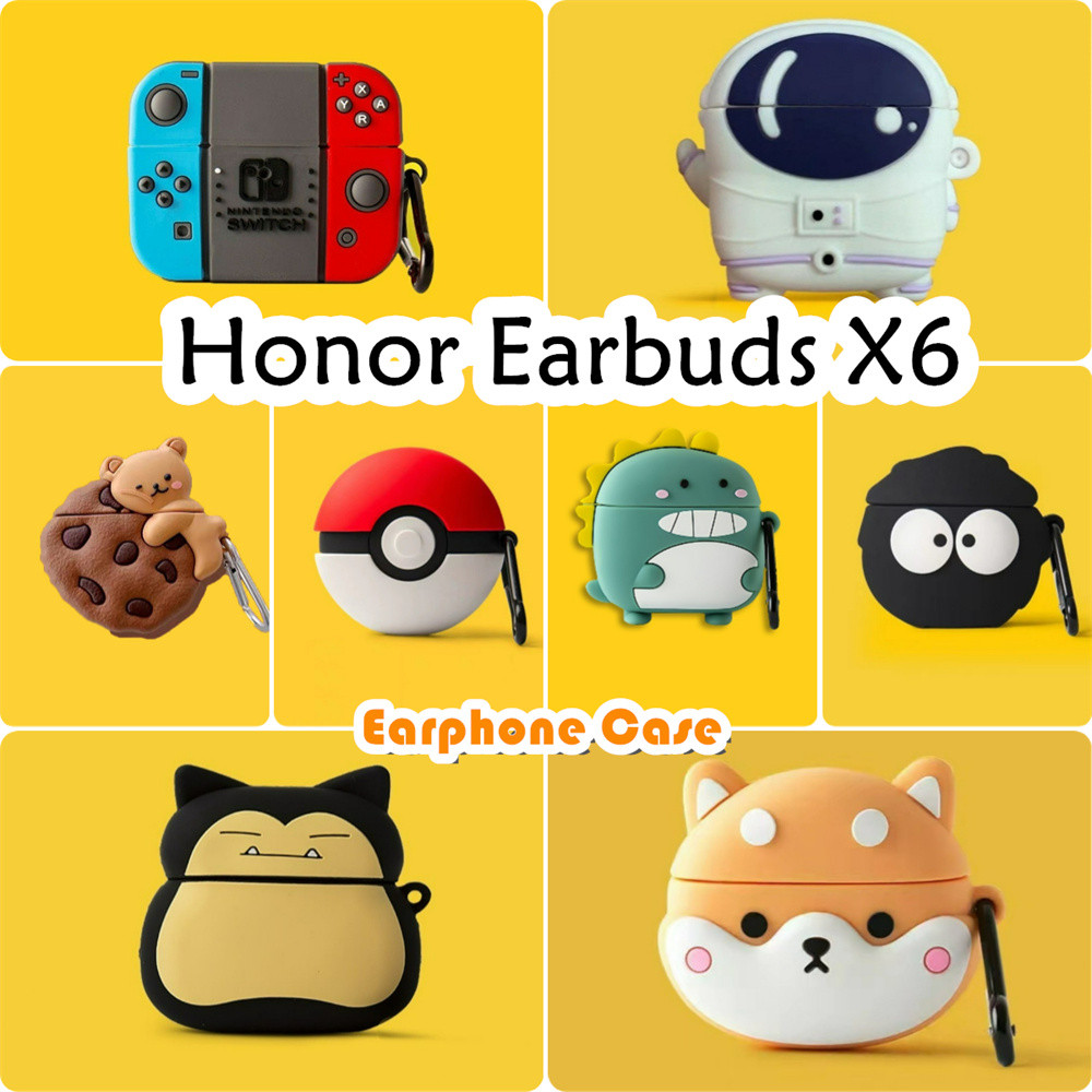 【In Stock】For Honor Earbuds X6 Case Casing Soft Silicone Earphone Case ...