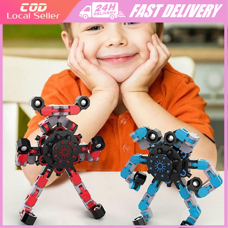 Mechanical Fingertip Spinner gyro Children Adult Stress Relief ...