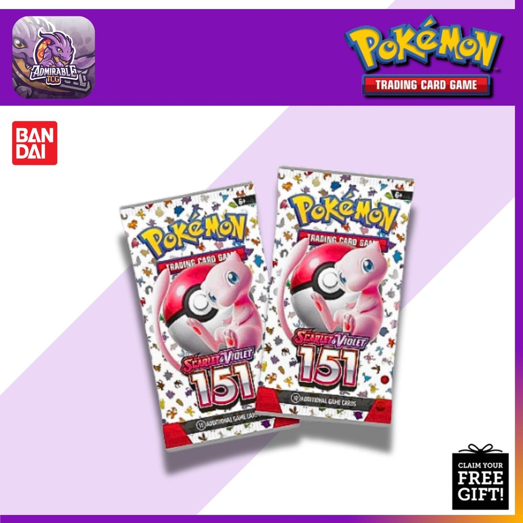 Pokemon Cards TCG Live Scarlet & Violet SV4.5 Pokemon 151 Booster Hits Pack  Games | Shopee Malaysia