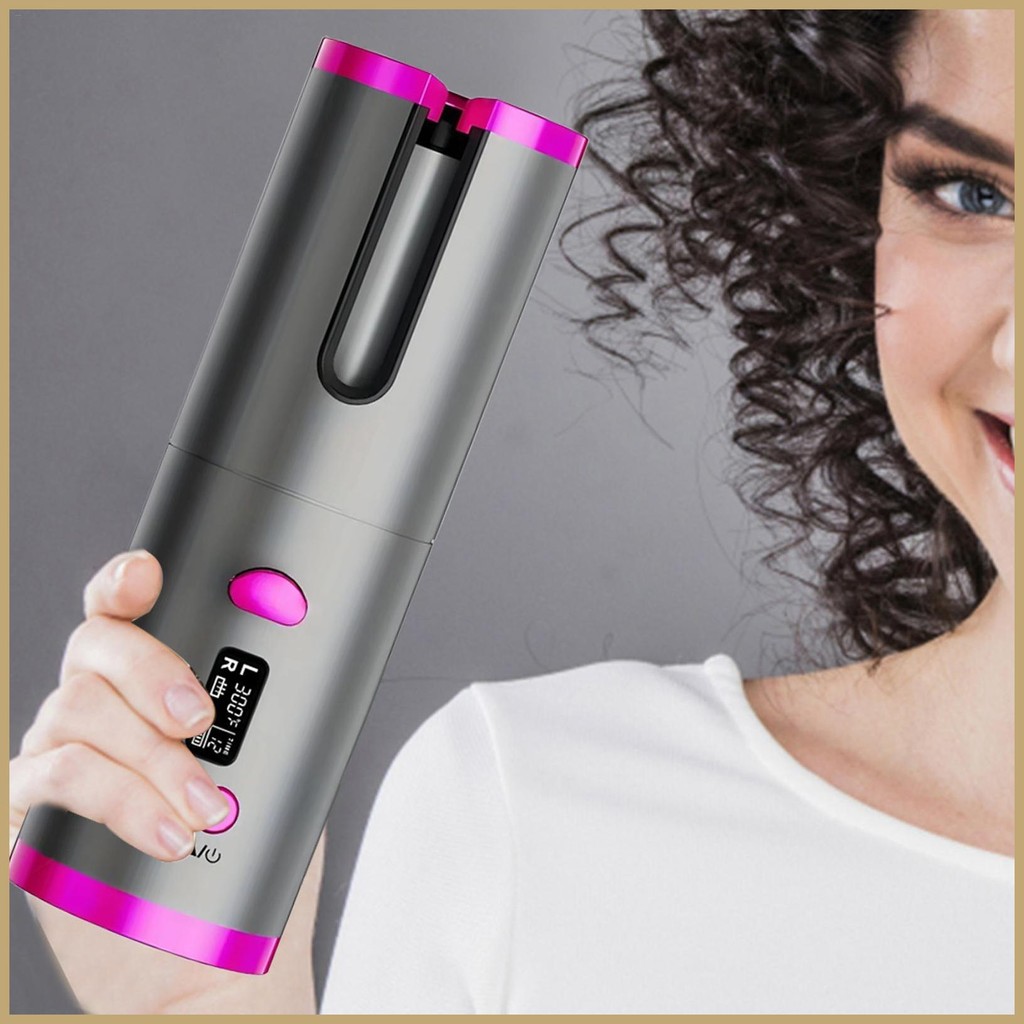 Crimper Hair Tool Hair Waver with LCD Temperature Display Hair Iron ...