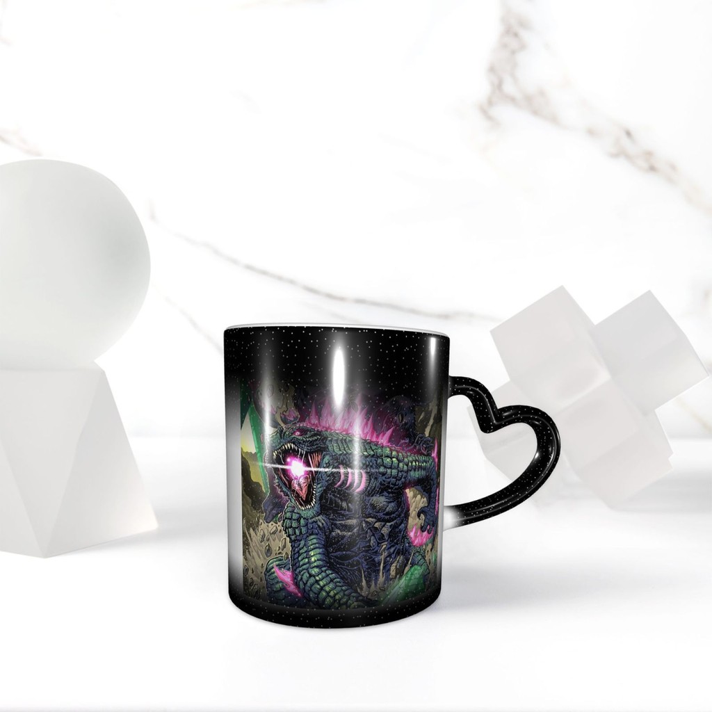 Godzilla X Kong The New Empire DIY Photo Magic Color Changing Mug,Unique Ceramic Coffee Cup Best ...