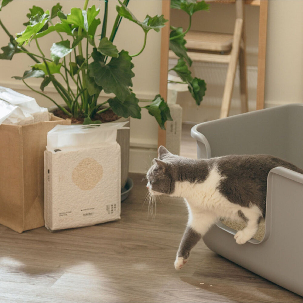 SUPURE Ultra Clean Cat Litter 2.5KgLow Dust1.5mm Extra Fine Tofu Sand