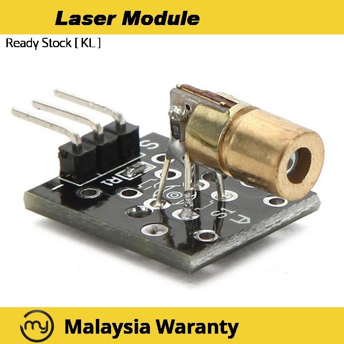 Laser Module KY-008 5V 5mW 650nm Red Arduino | Shopee Malaysia