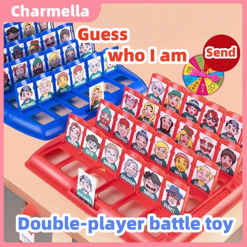 [Ready] Guess Who Is It Game Board Funny Family Guessing Classic Table ...