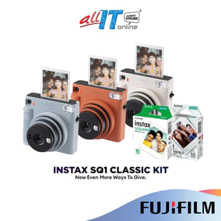 Fujifilm Instax SQ1 Classic Kit Instant Camera | Cute & Colorful Camera