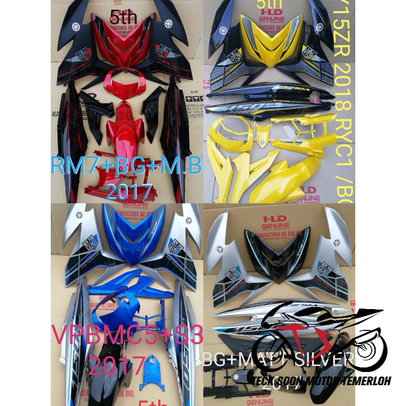 COVERSET STICKER TANAM (HLD RACING) YAMAHA Y15ZR V1 V2 Y15 V1 V2 (5TH ...