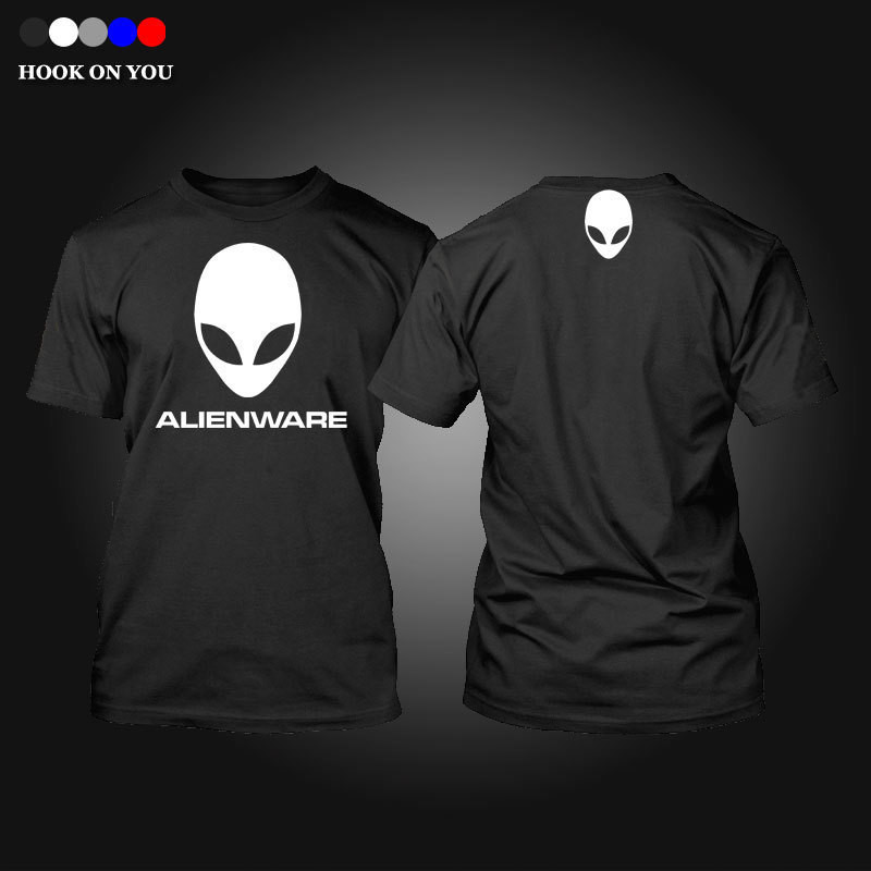 Unique Customized alienware Team Uniform Game Summer Pure Cotton Round ...