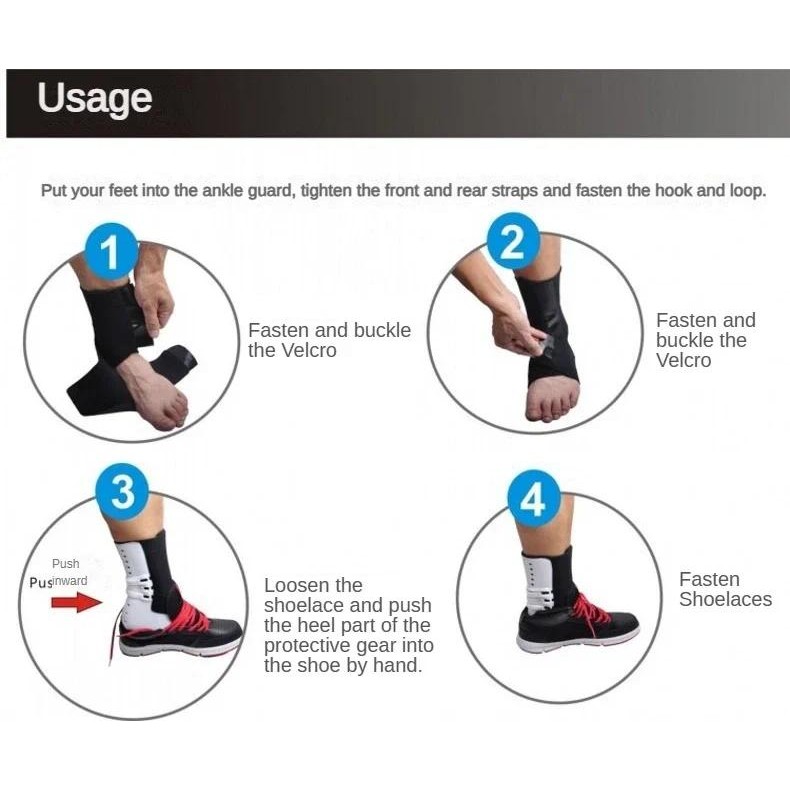 Drop Foot Orthosis Adjustable Left Right Ankle Sprain Orthosis ...