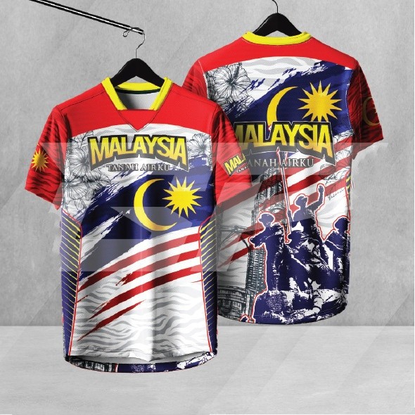 2024 Merdeka Exclusive T-shirt Men's Jersey | Shopee Malaysia