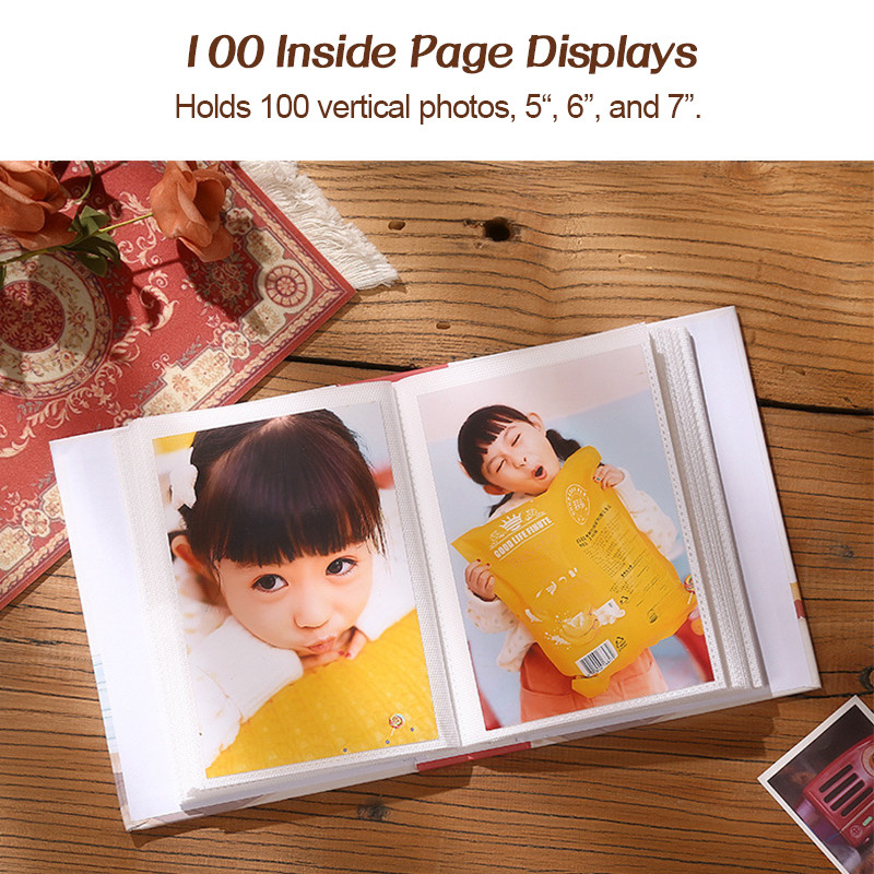 3R 4R 5R Oil Painting Style Album 100 Pockets 200 Pockets Insert Photo ...