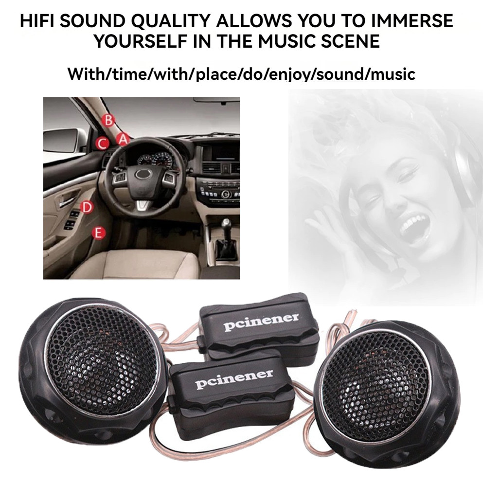 Car Tweeter Pcinener T280 140W High Efficiency Mini Dome Car Tweeter ...