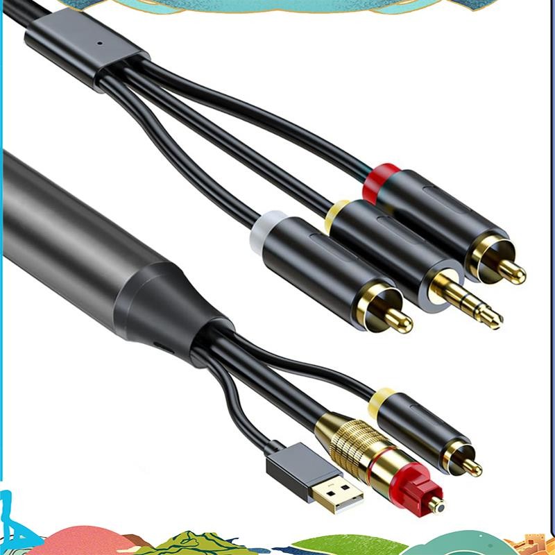 Digital to Analog Audio Conversion Cable Digital SPDIF/Optical