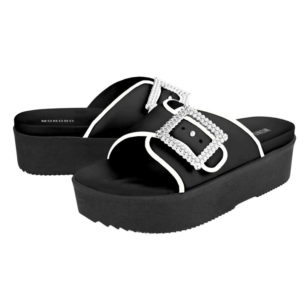 Monobo BOVY 1 Women Wedges Sandals Platform Wedges Kasut Tinggi ...