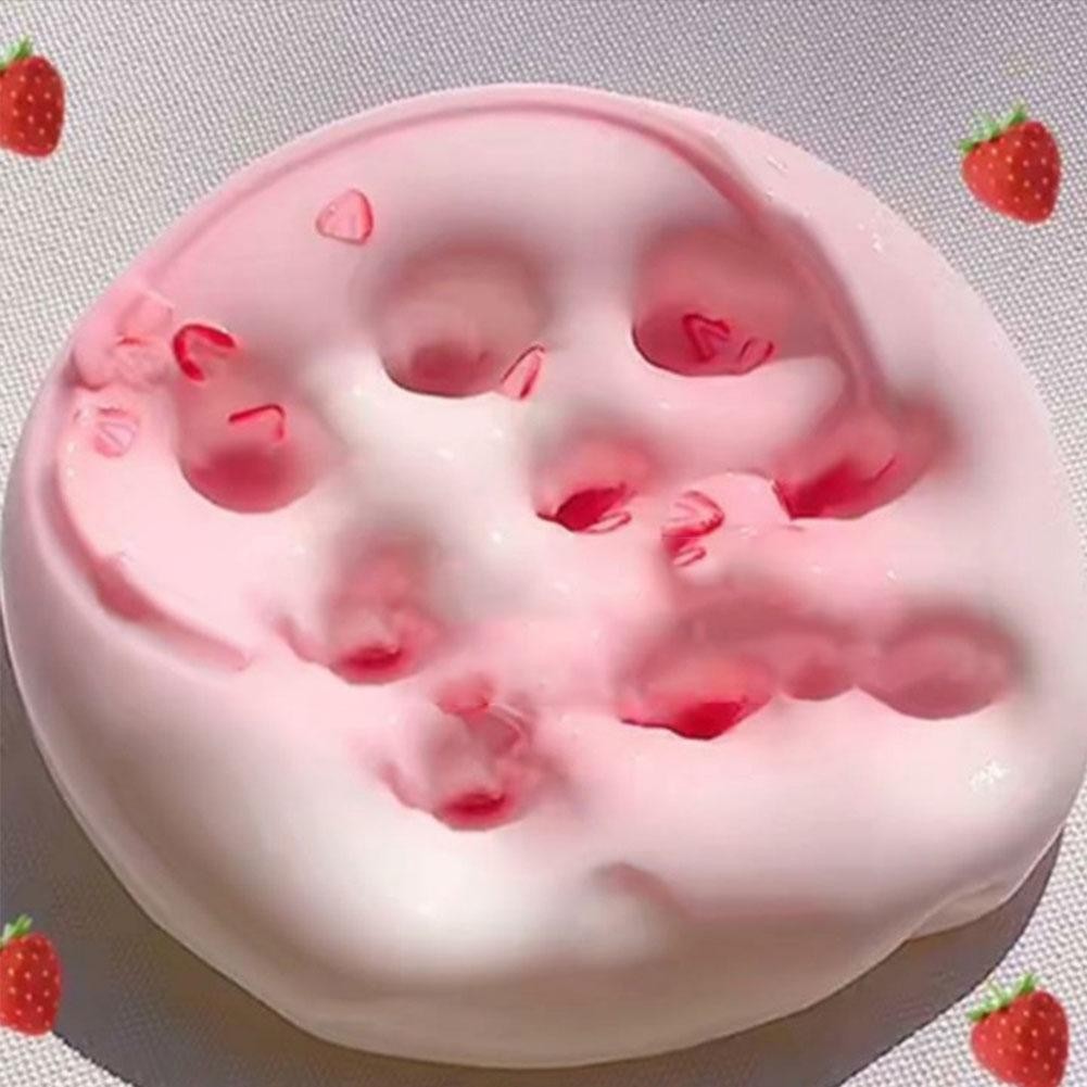 Slow Rebound Slime CrystaI Putty Fidget Toys Crunchy Fluffy Jelly DIY ...