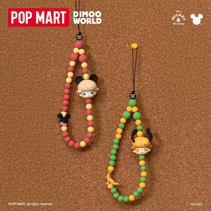 POPMART DIMOO WORLD x Disney Series Mobile Phone Lanyard Mystery Box ...