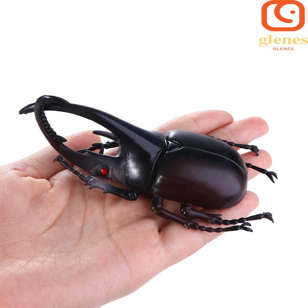 GLENES Simulation Beetle Non-Toxic Teaching Aids Insect Toy Fake Beetle ...