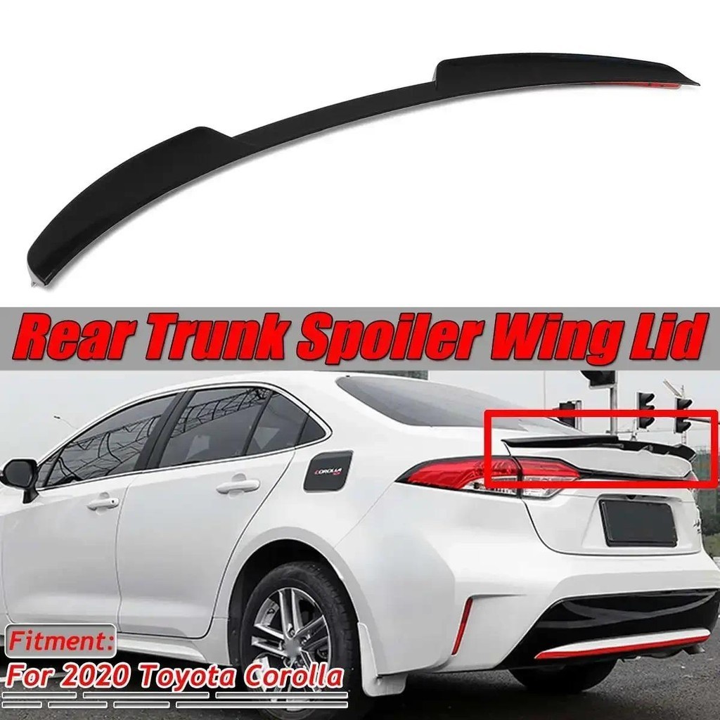 M4 Style Car Rear Spoiler Wing Lip Extension For Toyota Corolla Sedan ...