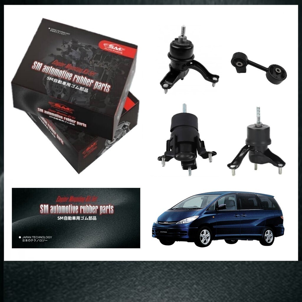 SM Engine Mounting Set - Toyota Estima MCR30 3.0 2WD 4WD Auto Pre ...