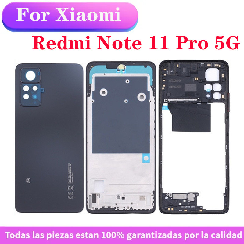 Full Back Housing For Xiaomi Redmi Note 11 Pro 5G LCD Front Middle ...