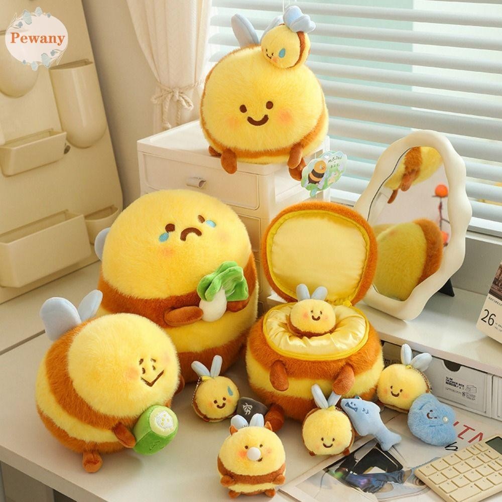 PEWANY Bees Bear Plush Dolls, Shark Bee PP Cotton Bee Doll Plush Toy ...
