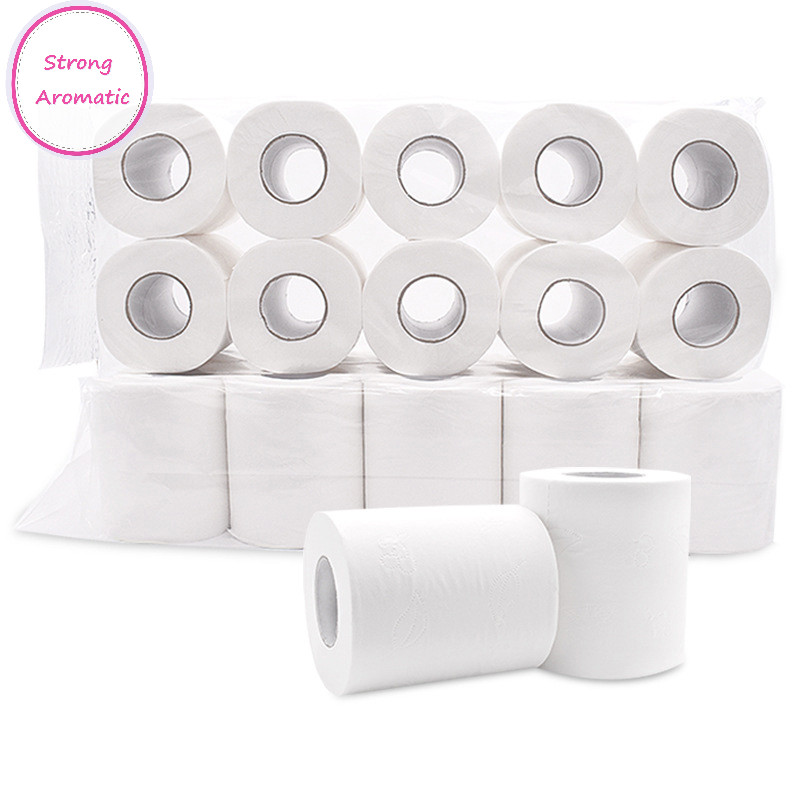 STRO Toilet Paper Bulk Rolls Bath Tissue Bathroom White Soft 4 Ply Lot