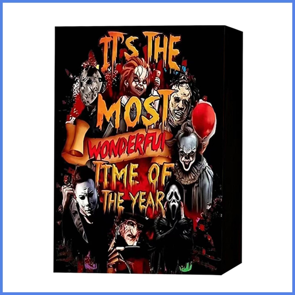 Halloween Countdown Calendar 2024 Horror Movie Figures Countdown ...