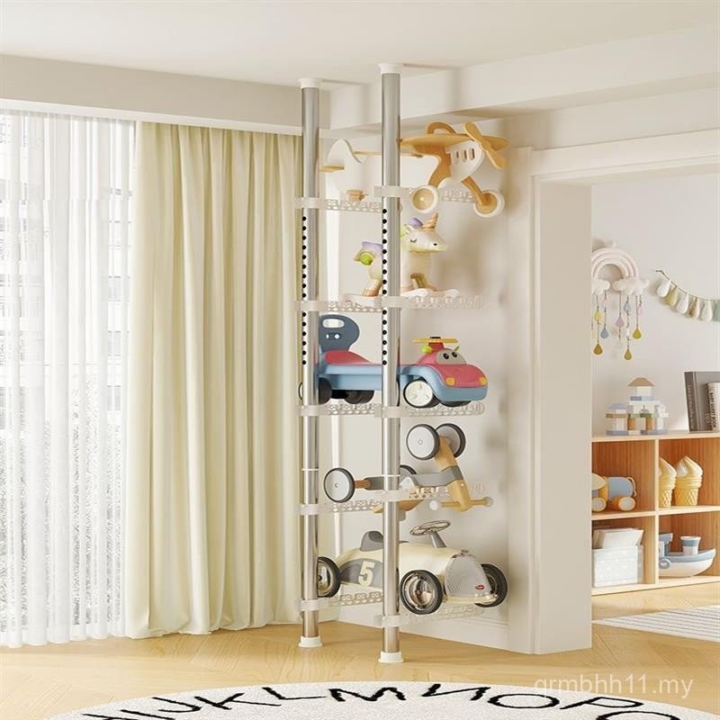 Floor-Standing Toy Car Storage Rack Living Room Floor Multi-Layer ...