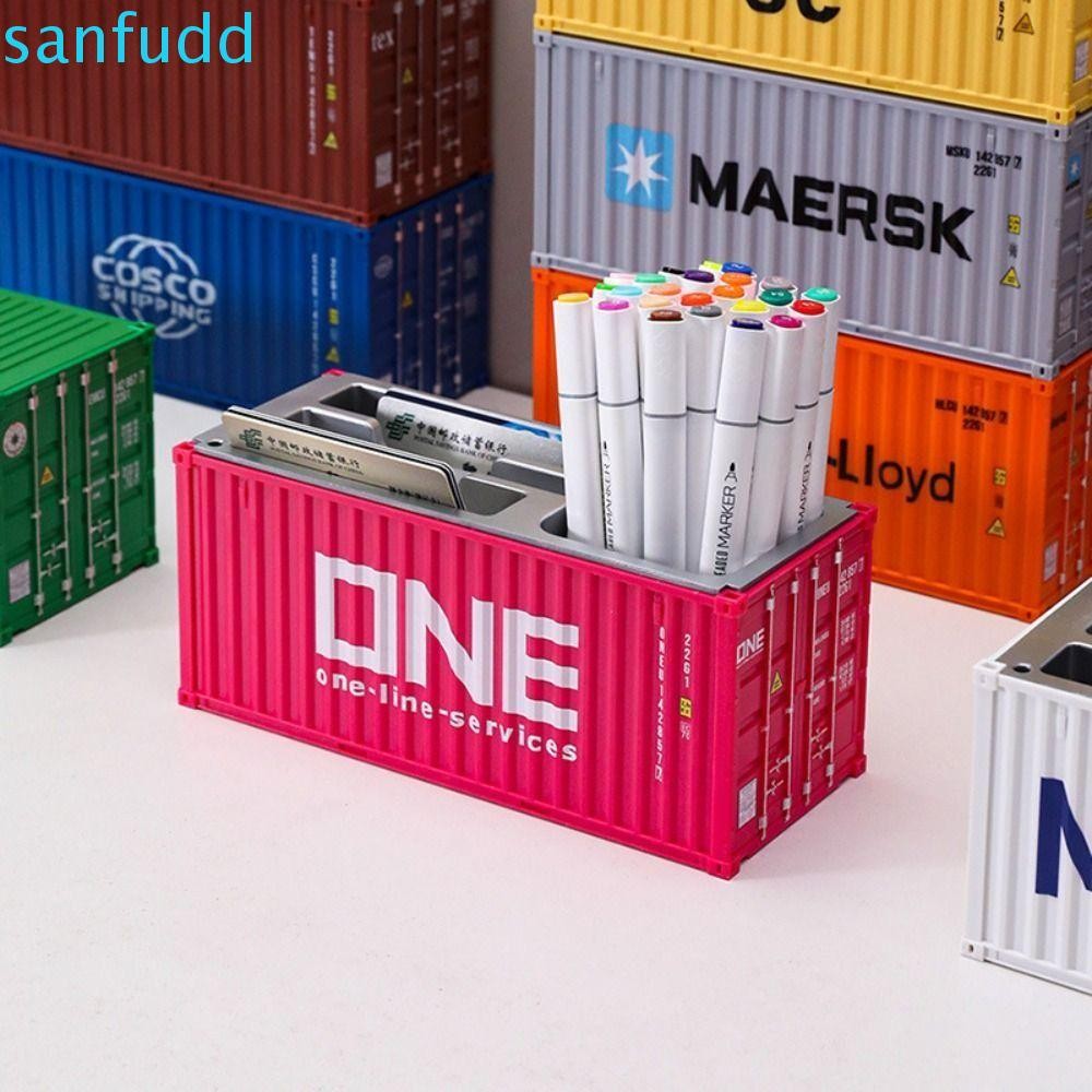 SANFUDD Desktop Stationery Storage Box, Ornaments Creative 1:30 ...