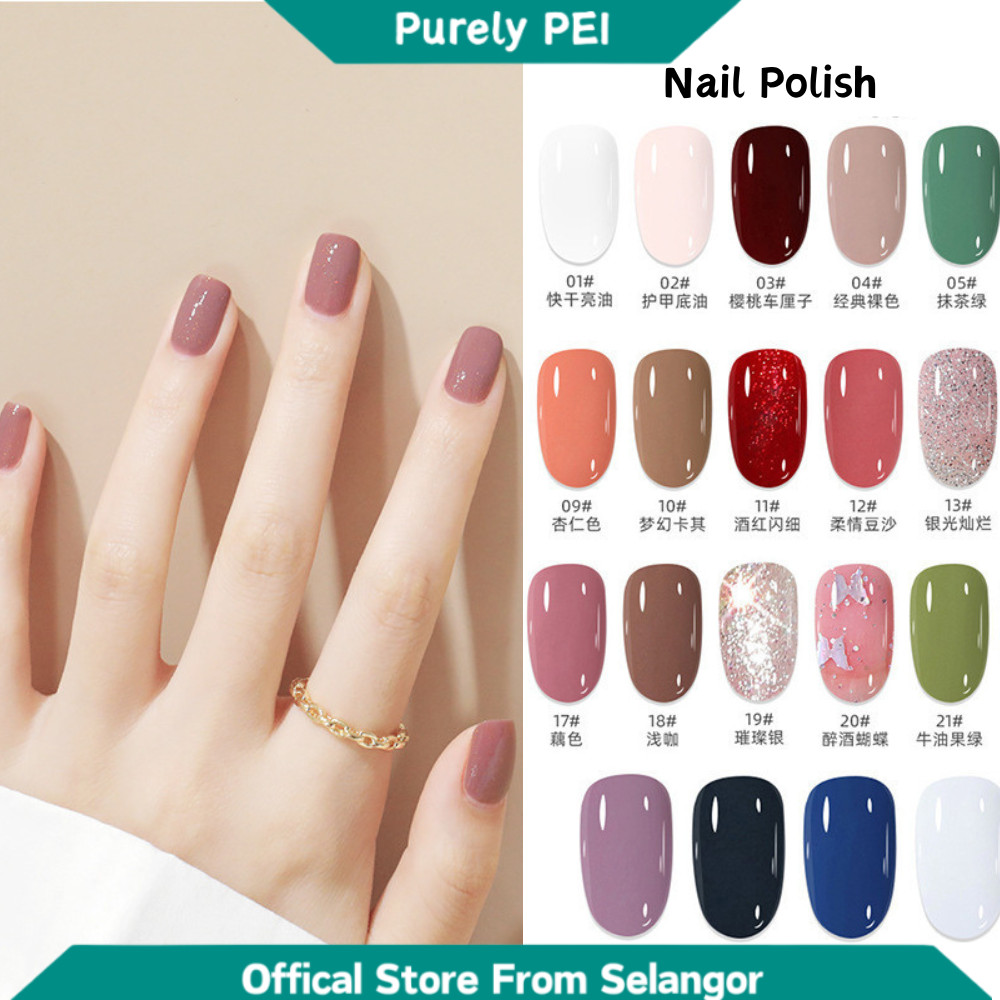 Nail Polish Peel Off Nail Painting Gel Color Warna Kuku Cap Cat ...