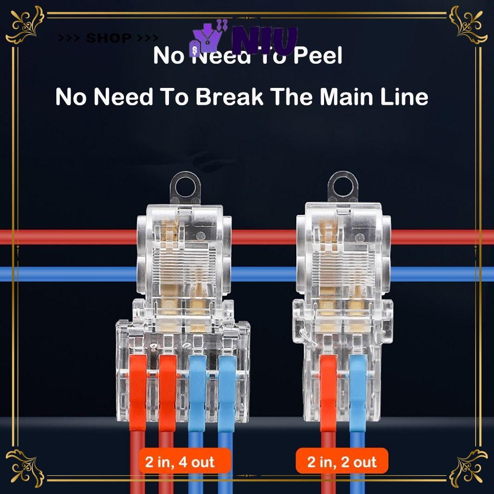 NIU Quick Terminal Block, Mini T type Wire Connector, Quick Electrical ...