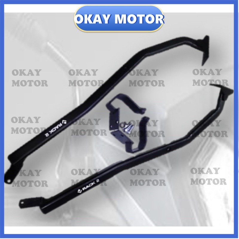 honda rs150 v1 v2 RACK-2 MONORACK HEAVY DUTY TAPAK J TOP BOX BRACKET ...