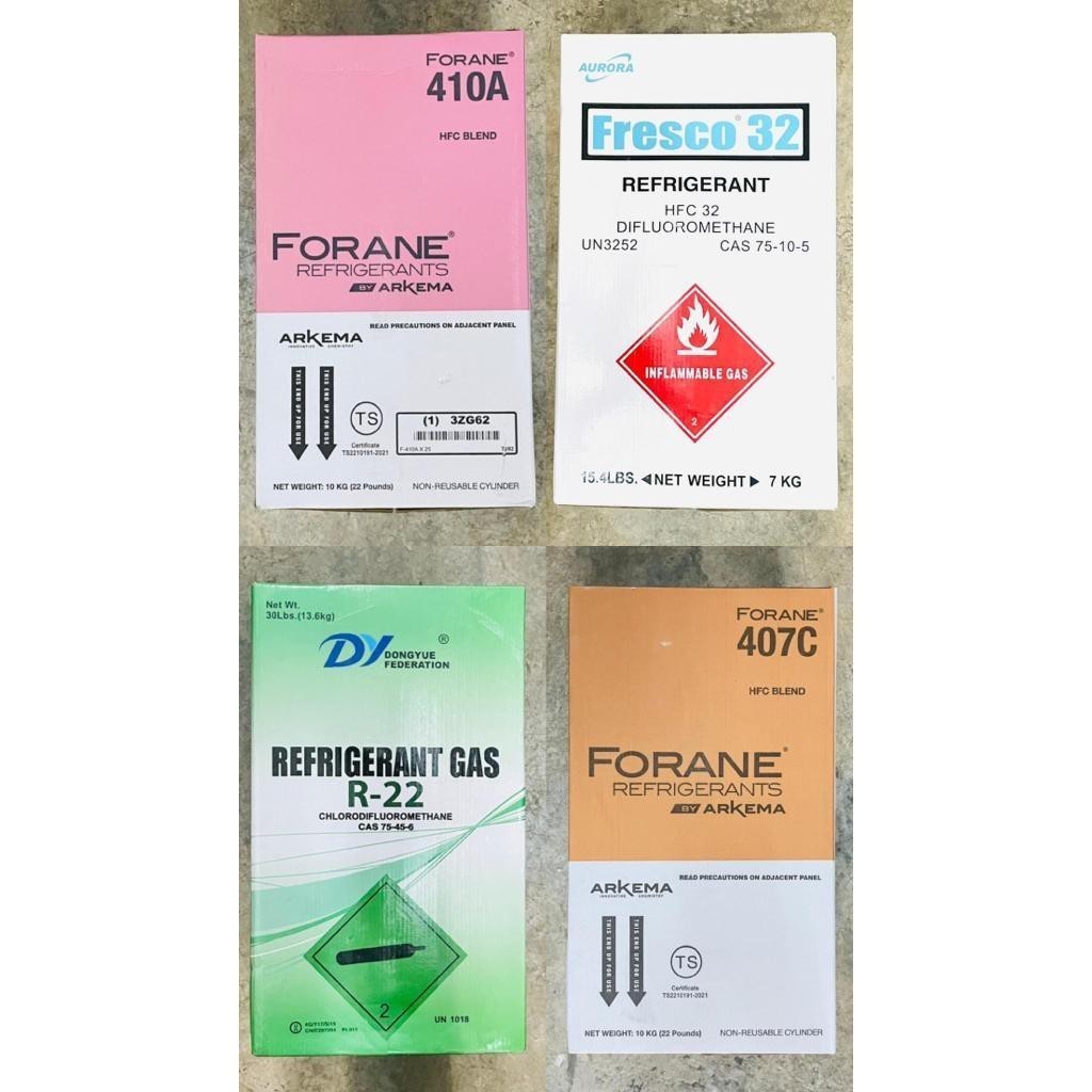 Refrigerant Gas R32 / R410A / R22 / R407C for Air-Conditioner | Shopee ...