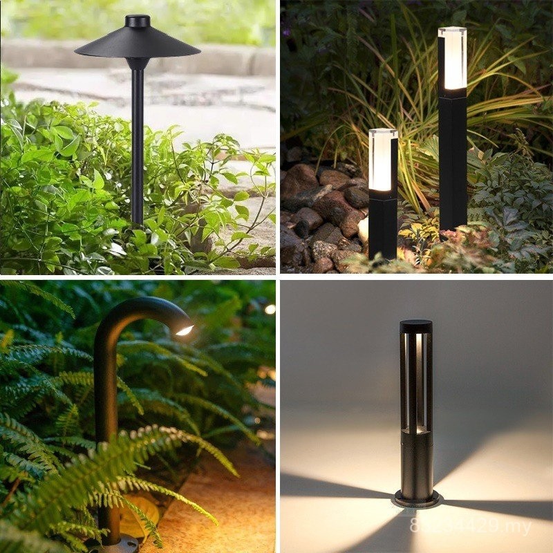 Lampu Rumput Suria Luar LED Baharu Lampu Rumput Pemalam Lampu Halaman ...
