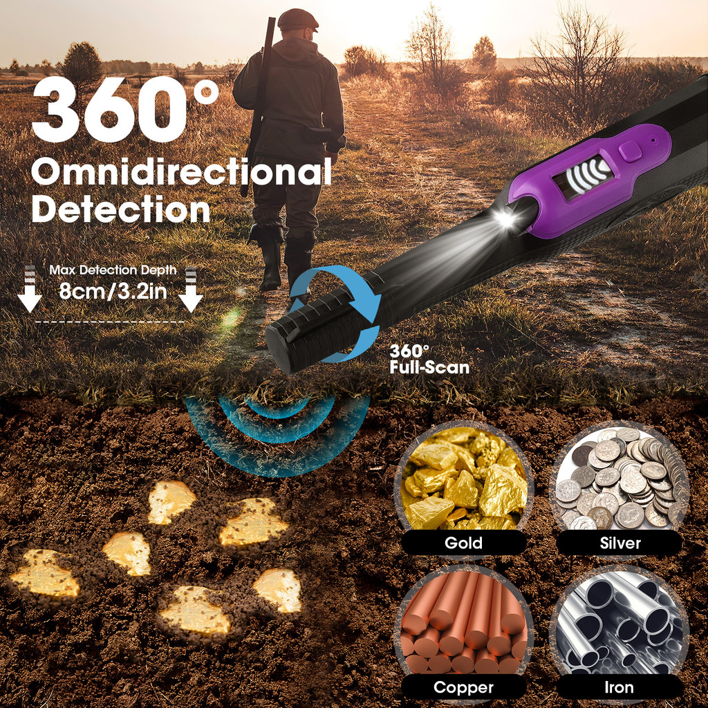 ⭐️【Local warehouse+COD】⭐High Quality Metal Detector Pinpointer IP68 ...