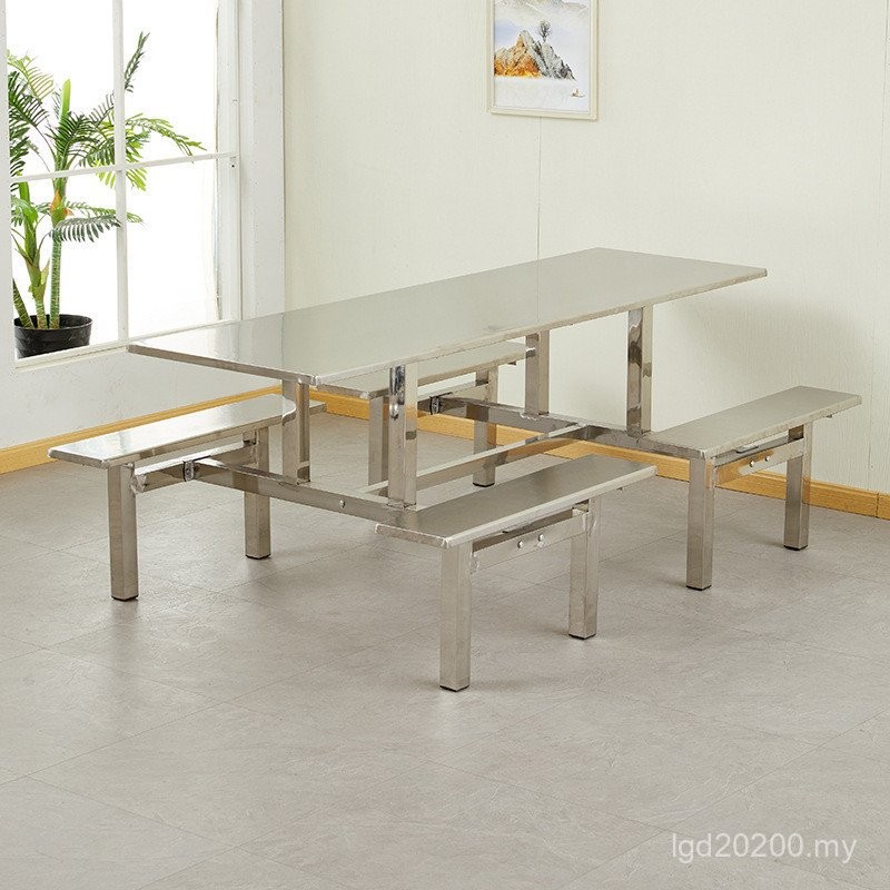 Dining Table Conjoined Canteen Staff Student Stainless Steel School ...