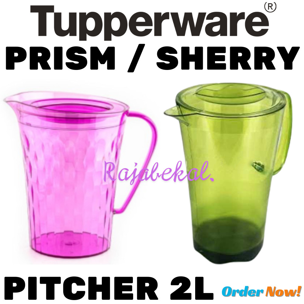 Tupperware Prism Pitcher Sherry Pitcher 2L/ | Shopee Malaysia