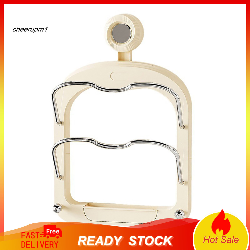 CHEER U-shaped Pot Lid Rack Multi-layer Wall Mounted Pot Lid Holder ...