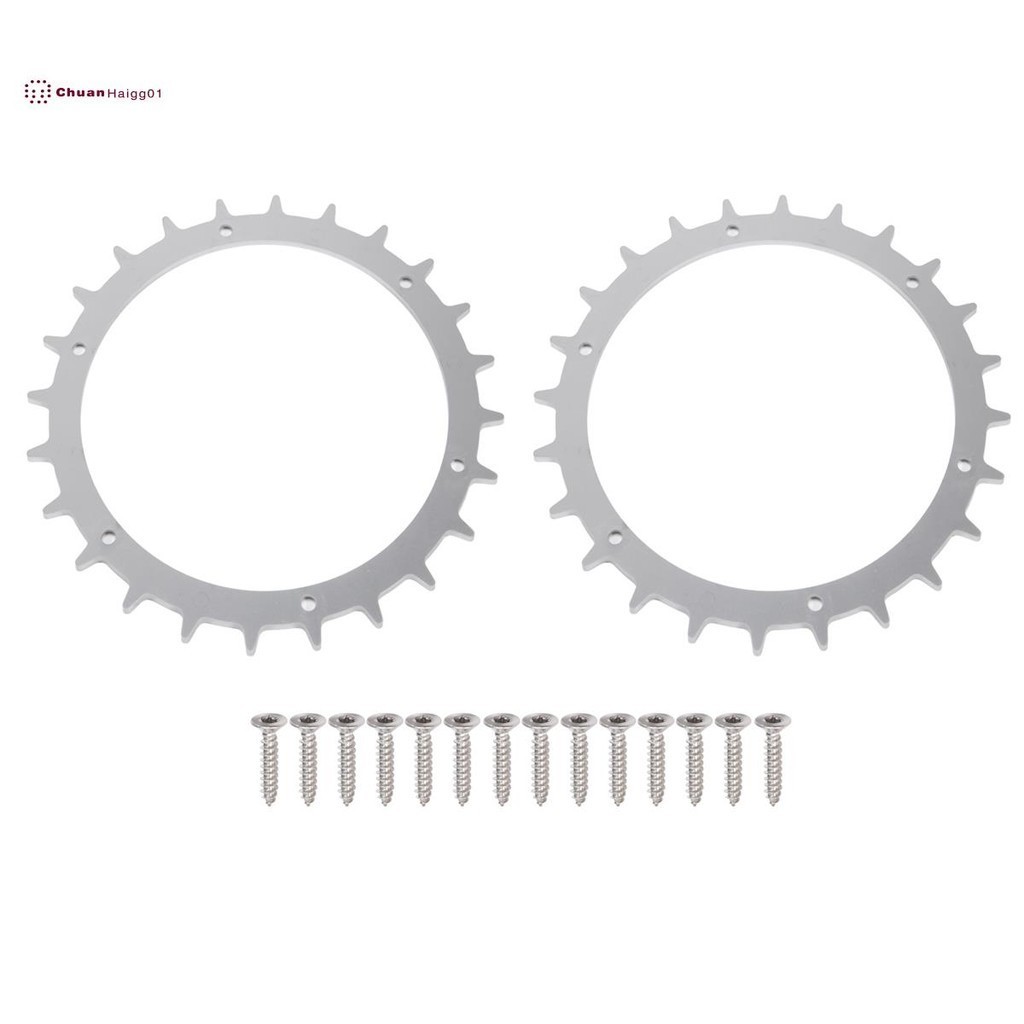 2 Pack Roestvrij Stalen Spikes Voor Bosch Indego Xs 300 400 500 M700 Maaier Fijn Ontbraamd Met Tractieverbetering Voor Robotgrasmaaier 14 Roestvrij St