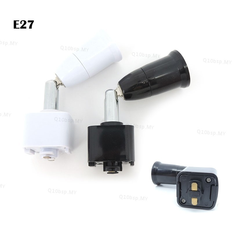 Universal E27 Guide Rail Lamp Holder 360 Rotation LED Light Spotlight ...