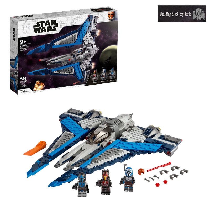 Star Wars Series Building Blocks,Mandalorian Starfighter 75316,Toys and ...