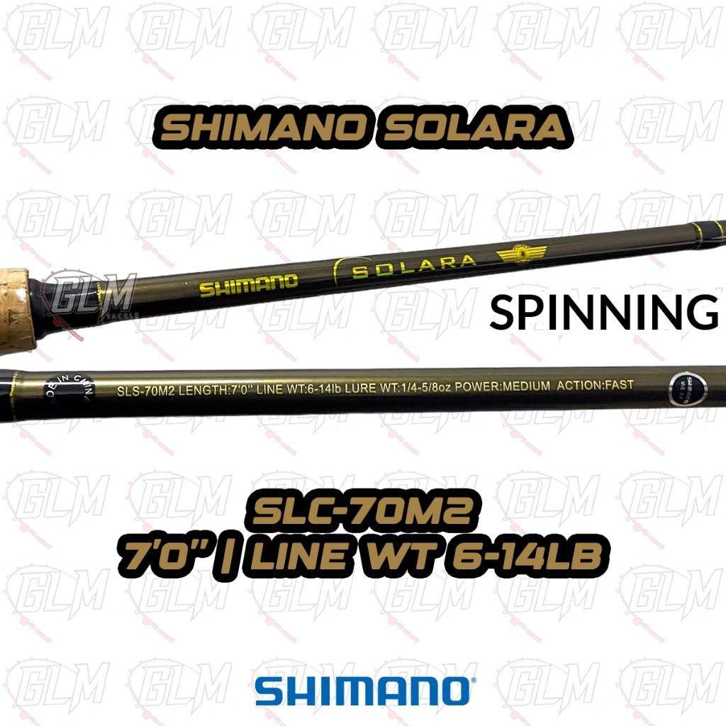 Caña Shimano Solara Spinning. SLS60M2 6’0 – La Casa del Pescador, la tienda en línea de pesca