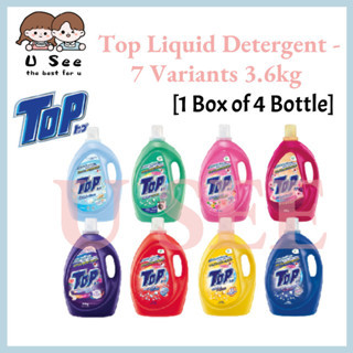 READY STOCK!!! Top Liquid Detergent - 7 Variants 3.6kg Super Hygienic ...
