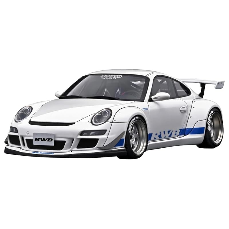 Rwb 997 White Ignition Model 1/18 RWB 997 GT3 White Finished