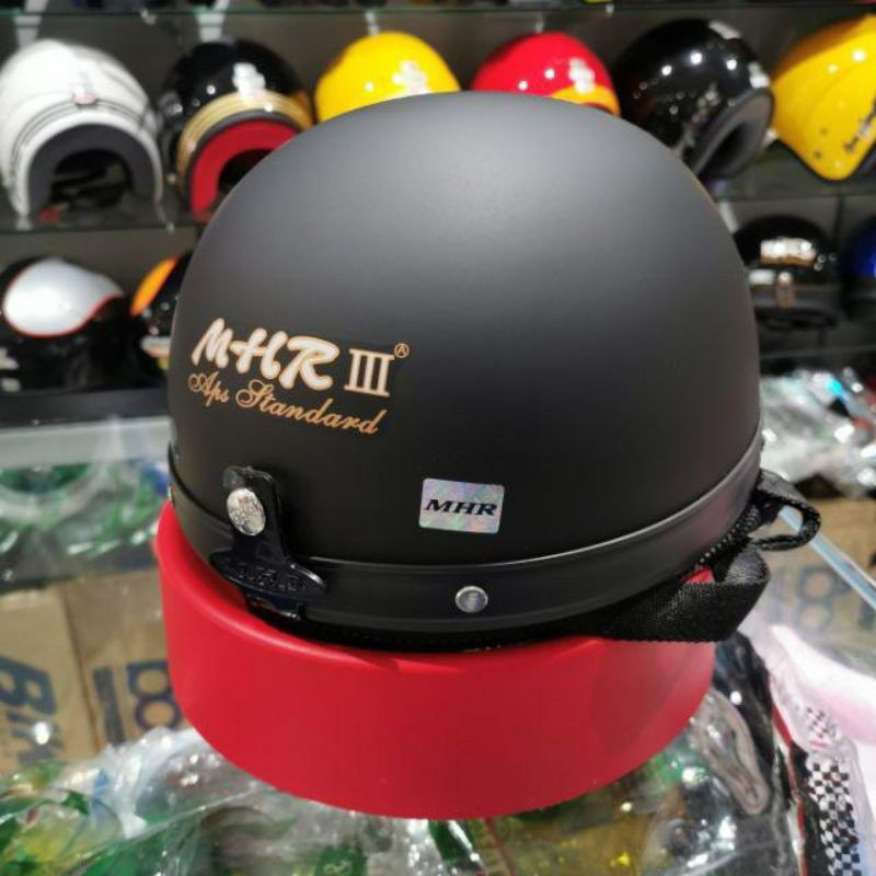 100 ORIGINAL MHR III STENG KURA KURA HALF CUT HELMET BOGO VISOR TINTED
