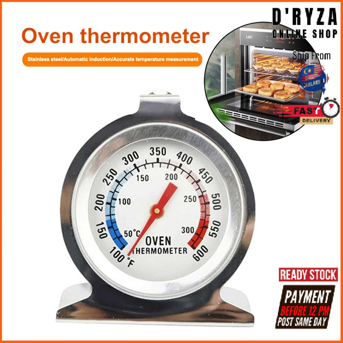 🇲🇾 Oven Thermometer for Electric Oven Stainless Steel , Gas Oven
