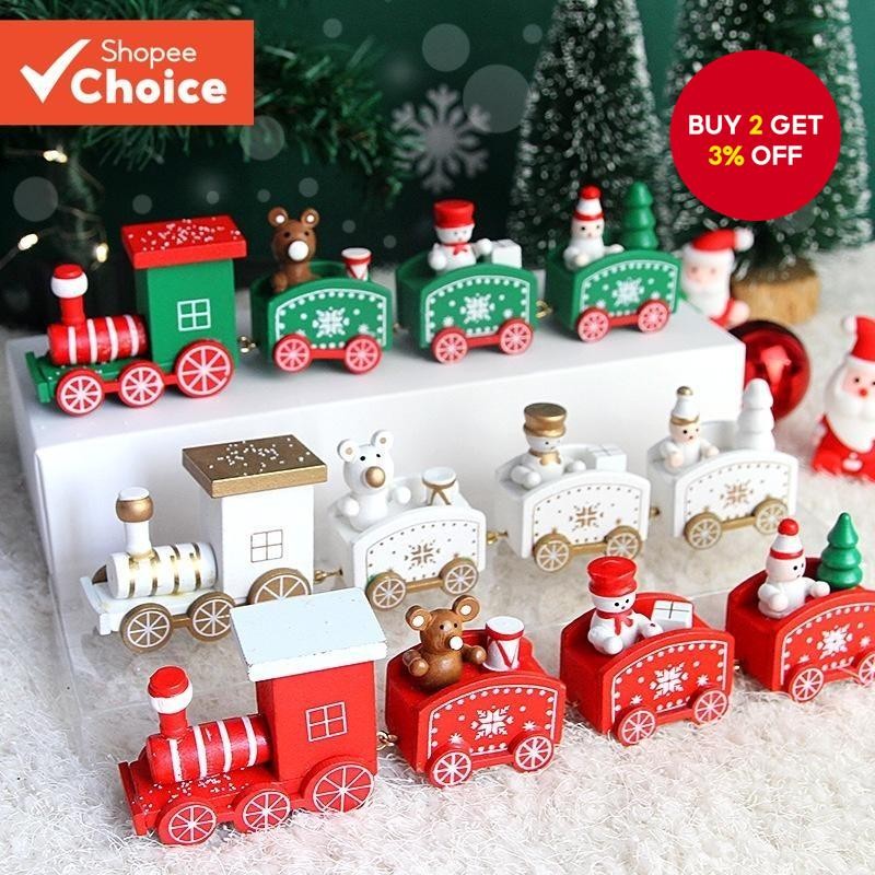 [Quick Ship] Christmas Train Cake Topper , Train , Santa Claus ...