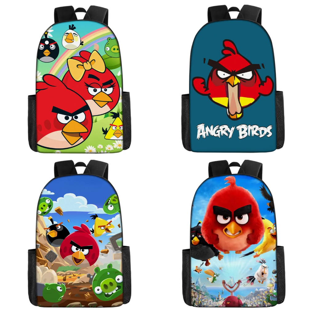 20L Primary and Secondary Angry Birds School Bag Set 16-inch Cartoon ...