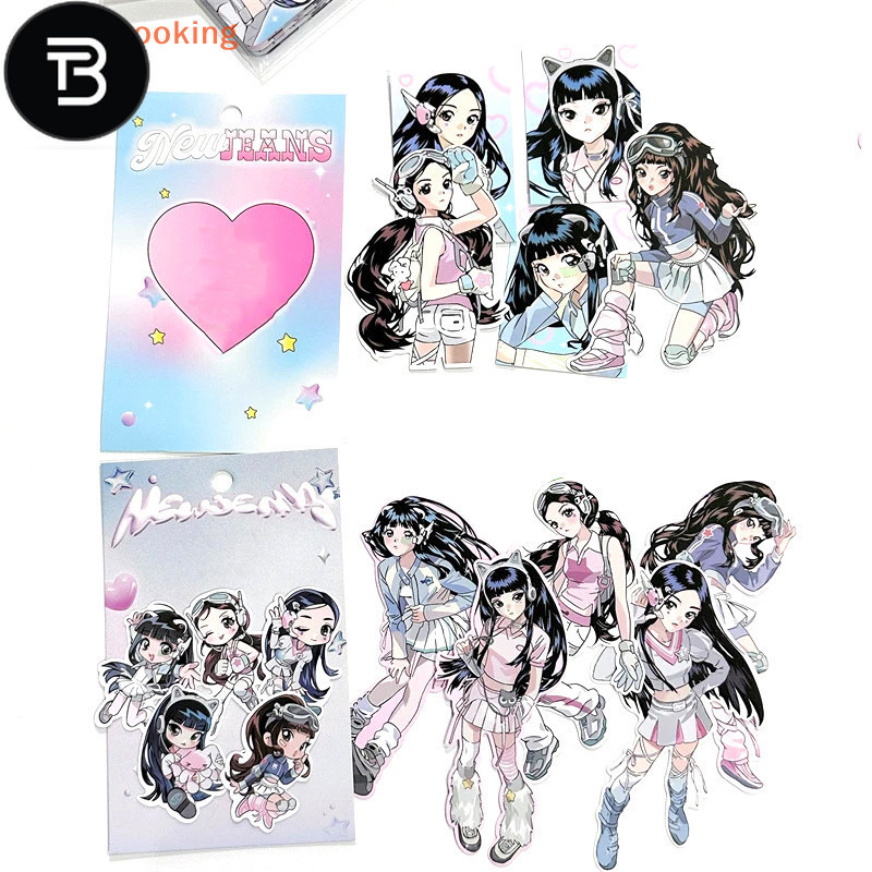 TB 5Pcs/bag Anime Character Small Card Sticker Decoration Material Pack ...