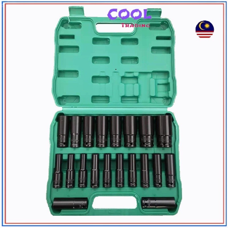 P 1/2 Tube Head Hexagon 8~32mm 10 / 20pcs Electric Wrench Socket Set ...
